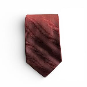 PRADA Milano 100% Silk Red Striped Tie Made in Italy